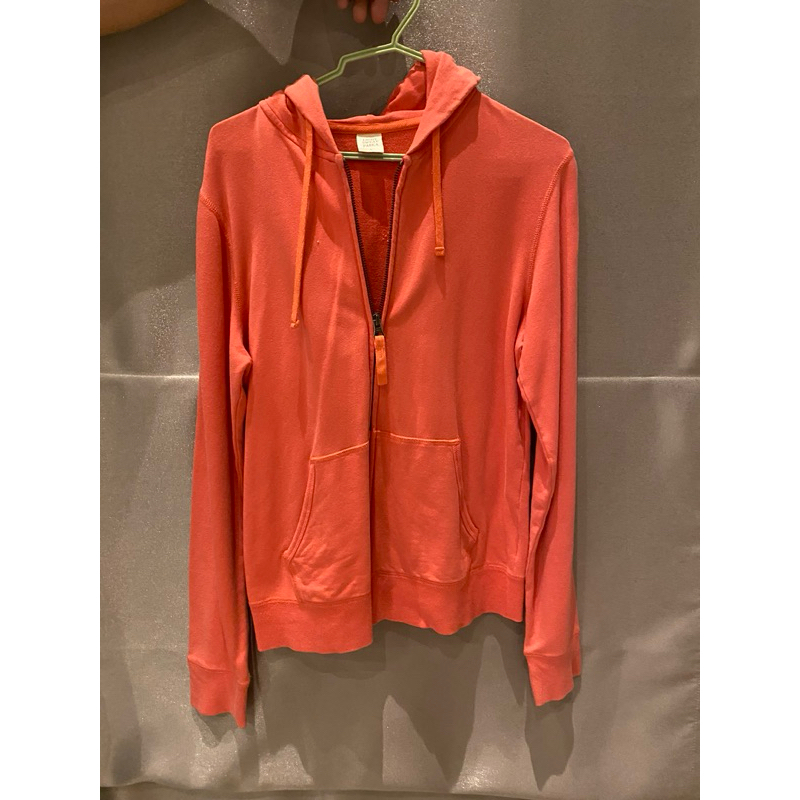 light swear parka เสื้อมีฮู้ดดี้ นุ่มสบาย ซิปหน้ามือสอง