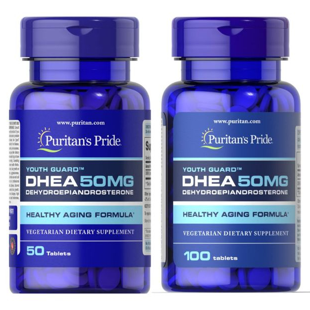 DHEA 50Mg, May Promote Sugar Metabolism, 50/100 Count