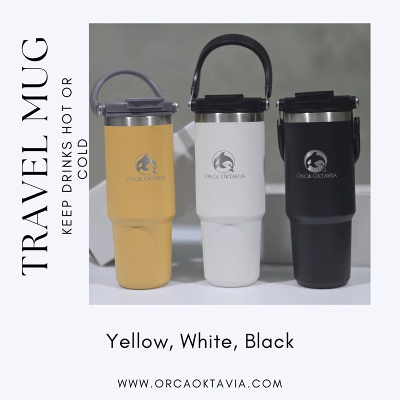 Travel Mug “Orca Oktavia” แก้วเก็บความเย็น/ความร้อน