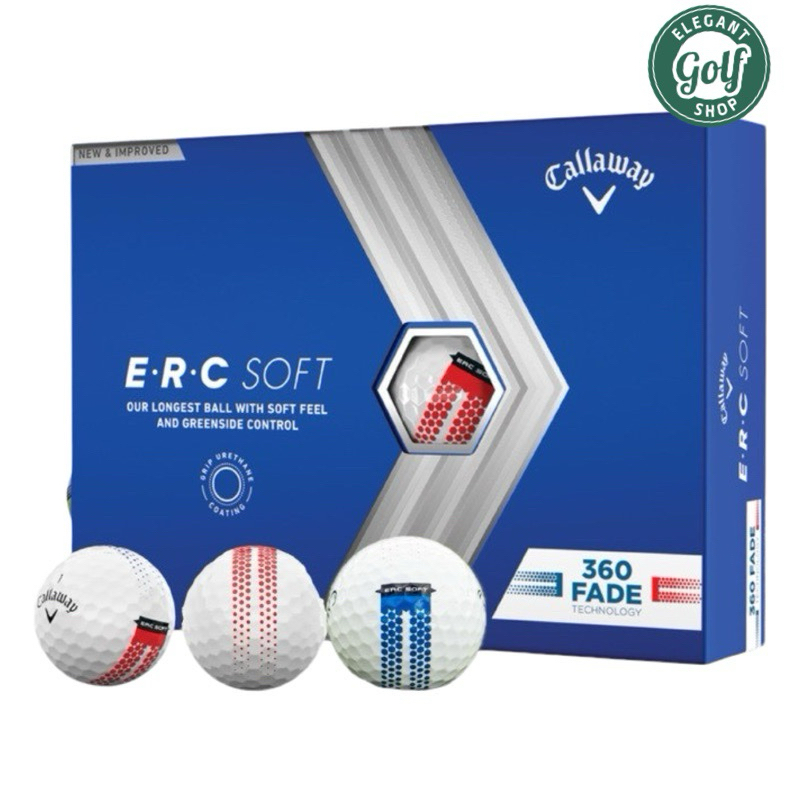 (ส่งไวที่สุดในช๊อปปี้)⛳️ลูกกอล์ฟE•R•C Soft 360 Fade Golf Balls