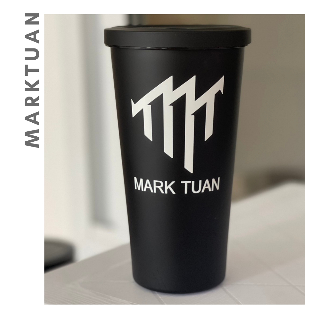 MS0. แก้วข้อความและสัญลักษณ์ Mark tuan : Marktuan : Got7 : MarkTuanGOT7 : มาร์คต้วน : มาร์คต้วนGot7