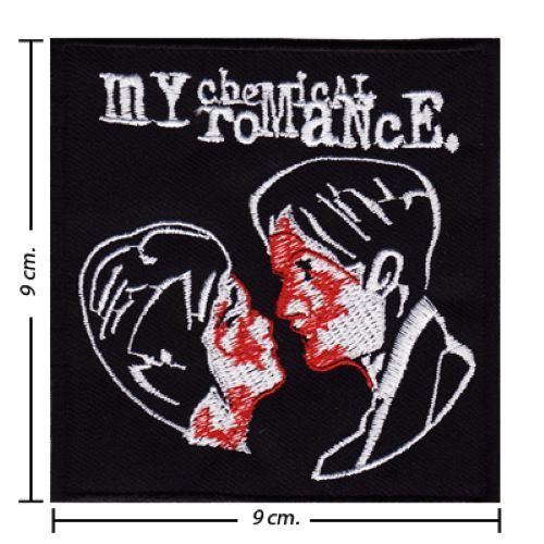 My Chemical Romance ตัวรีดติดเสื้อ มายเคมิคอลโรแมนซ์ วงดนตรีร็อคอีโม Iron on Patch อาร์มรีดติดเสื้อ อาร์มโลโก้วงดนตรี
