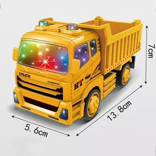 [พร้อมส่ง]รถของเล่น รถก่อสร้าง รถบรรทุก รถโม่ปูน Engineering series car มีเสียง มีไฟ มีหลายแบบให้เลือกได้