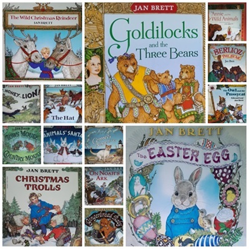 p10-1 Jan Brett Picture Book หนังสือมือสอง ปกอ่อน นิทาน