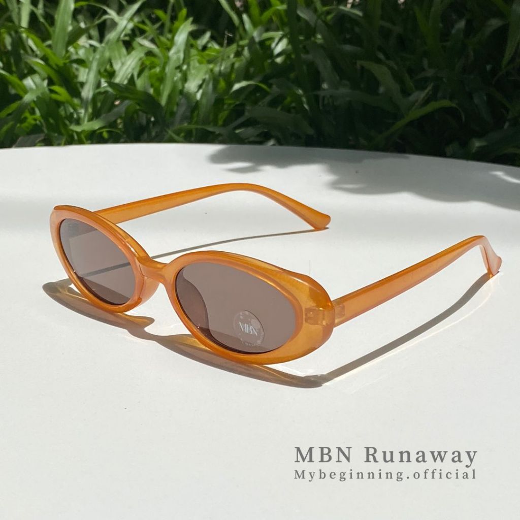 𝐌𝐁𝐍 รุ่น 𝐑𝐮𝐧𝐚𝐰𝐚𝐲 แว่นกันแดด ทรง Cateye ป้องกัน UV400 รูปที่ 7