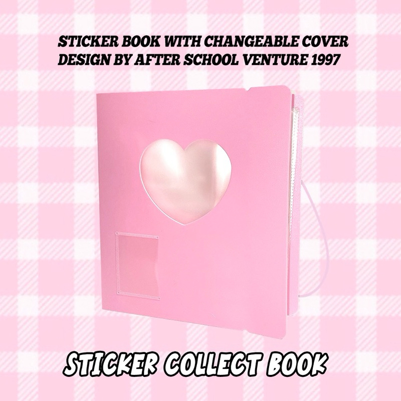 พร้อมส่ง ปกแฟ้ม book collect book by ASV1997 ขนาดA5 2ห่วง (ปกแฟ้ม+แผ่นพลาสติก)ไส้แฟ้มเก็บสติ๊กเกอร์,การ์ด ,โปสการ์ด
