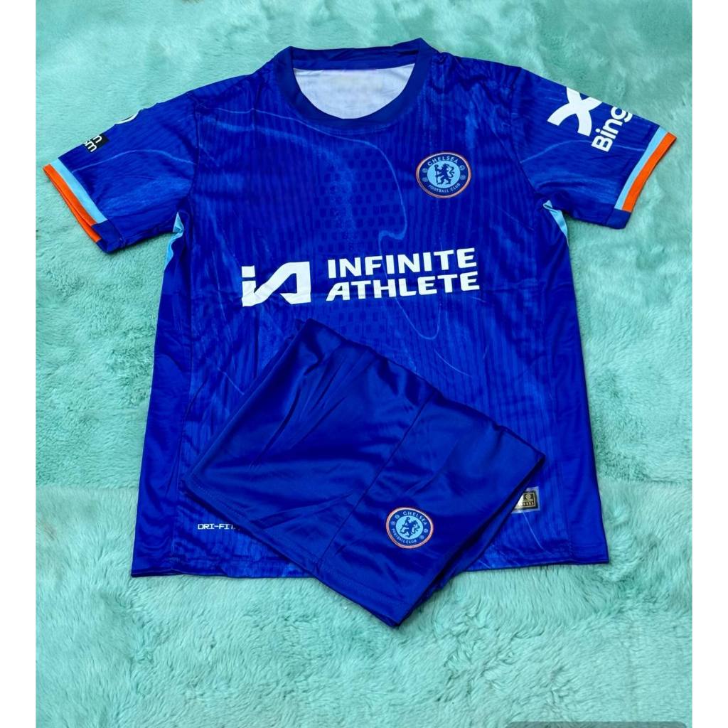 ชุดบอล ทีม เชล.ซี Blue Home-New Season ปี2024/25 ได้ทั้งชุด เสื้อพร้อมกางเกง ชุดสโมสร