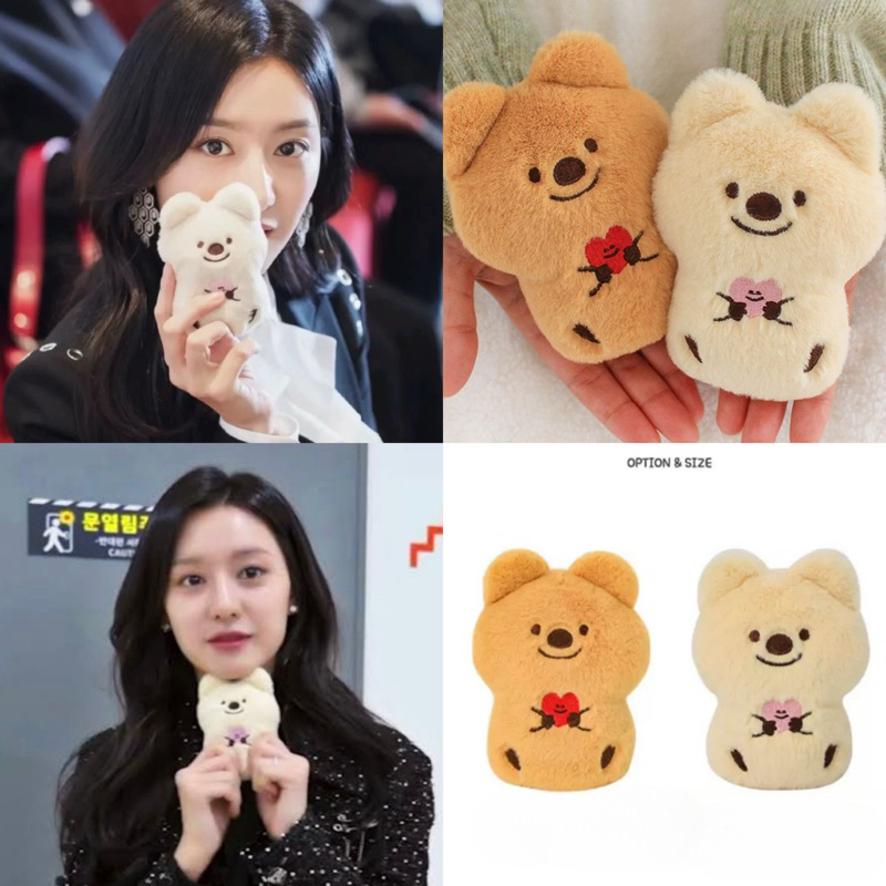 ตุ๊กตาหมีน้อยอุ่นมือ และพวงกุญแจแบบคิมจีวอน Queen of Tears 2024(ราชินีแห่งน้ำตา