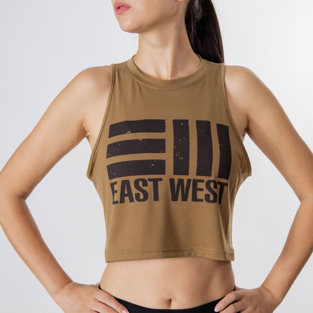 เสื้อแขนกุด East West เสื้อกล้ามกีฬา ผู้หญิง SHUI TANK TOP WOMEN – PU’ER