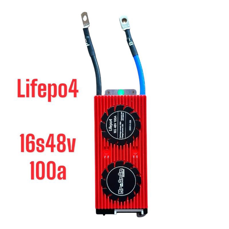 BMS 14S 48V 100A For 3.7v/ 16S 48v 100A สำหรับlifepo4 3.2v