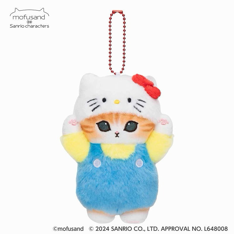 [พร้อมส่ง] Mofusand x Sanrio Characters น้องแมวพวงกุญแจห้อยกระเป๋า