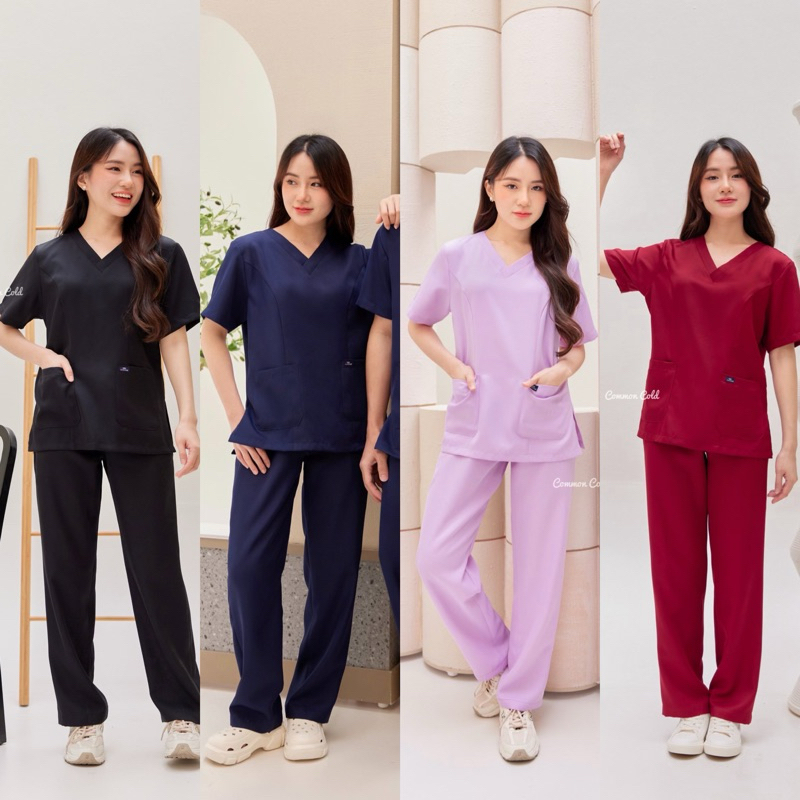 Common Cold ผู้หญิง ชุด Scrub (สครับ) พร้อมส่ง