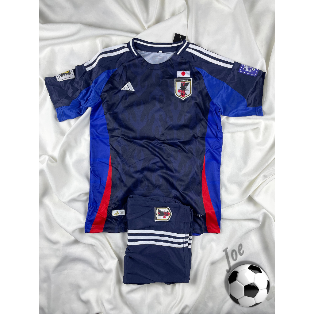 ชุดบอลทีมชาติ Japan (Blue, 2) เสื้อบอลและกางเกงบอลผู้ชาย ปี 2024-2025 ใหม่ล่าสุด