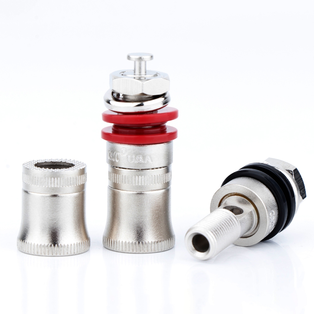 ขั้วต่อลำโพง CMC 868S ทองแดงชุบนิกเกิล คุณภาพสูง สำหรับเครื่องเสียง Hi-Fi และแอมป์กำลัง