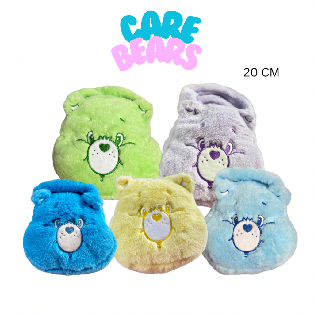 Lily_TH2 Care Bear Bag 20 CM กระเป๋าถือตุ๊กตาหมีแคร์แบร์ สีสดใสน่ารัก