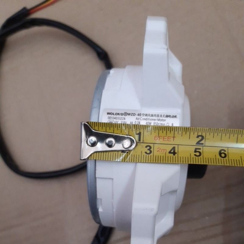 มอเตอร์คอยร้อนแอร์  HAIER-SINGER 40W DC หมุนซ้าย - รูปที่ 2