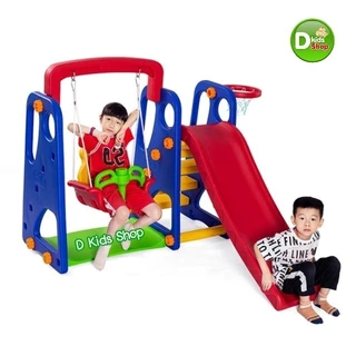 💥S11💥ชิงช้าสไลเดอร์ แป้นบาส 3 In1 สไลเดอร์ ชิงช้า แถม แป้นบาส ตัวใหญ่ เกรด A