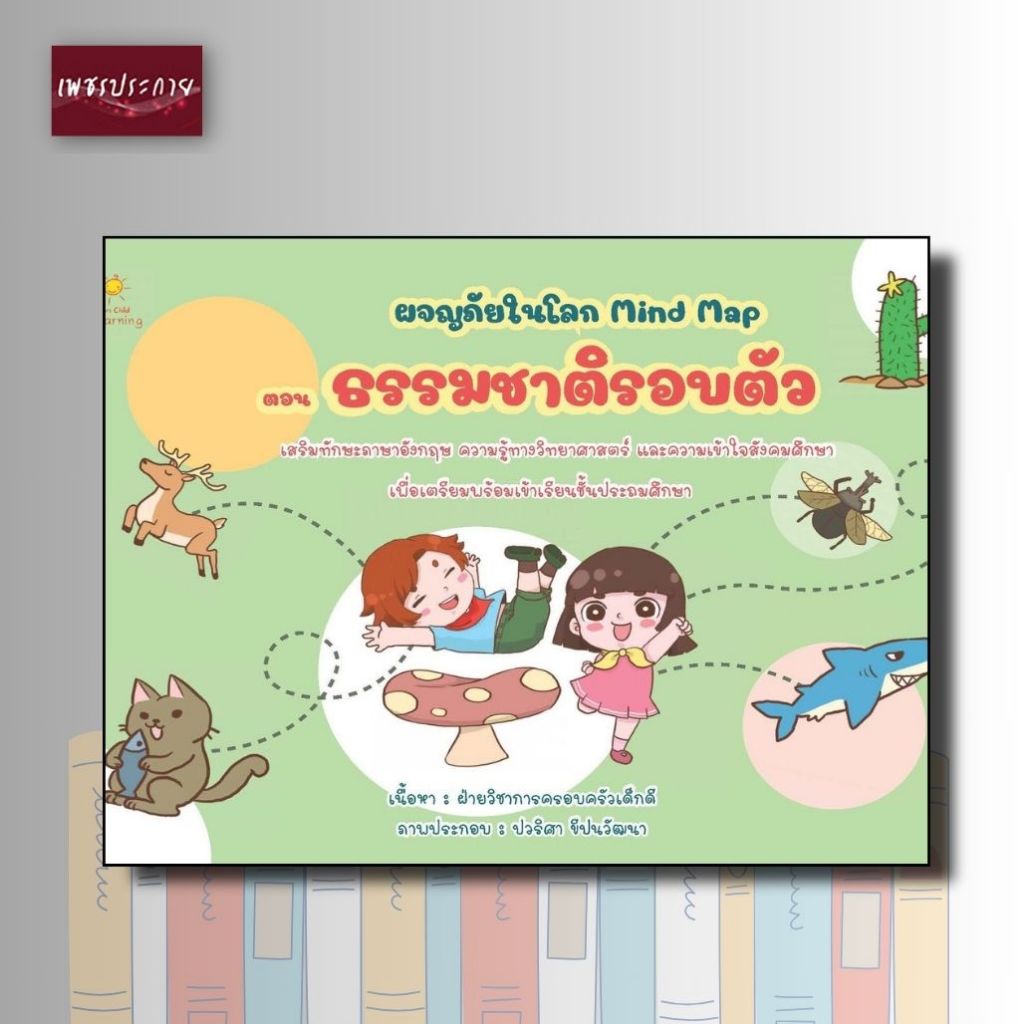 หนังสือเด็ก ผจญภัยในโลก Mind Map ตอน ธรรมชาติรอบตัว