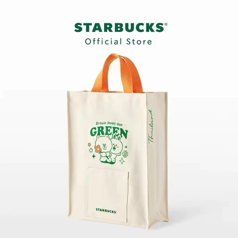 กระเป๋าผ้าสตาร์บัค แท้100% STARBUCK