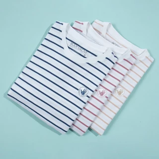 BODY GLOVE [ มีให้เลือก 16 สี ] Basic Stripe T-Shirt เสื้อยืดแขนสั้น รวมสี 2024