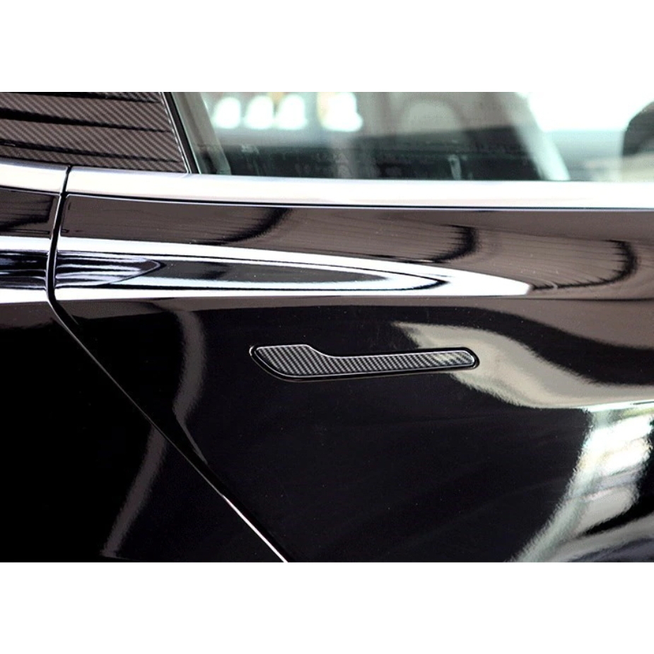 Door Handle Cover ABS สติกเกอร์ติดด้ามจับประตู สำหรับ Tesla model 3/Y (2017-2023) / M3 highland 2024