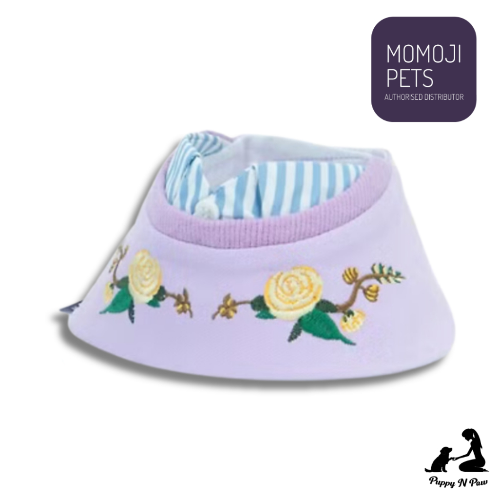 Momoji Paul Boy Wisteria Purple Pet Bib ชุดสุนัข ชุดแมว