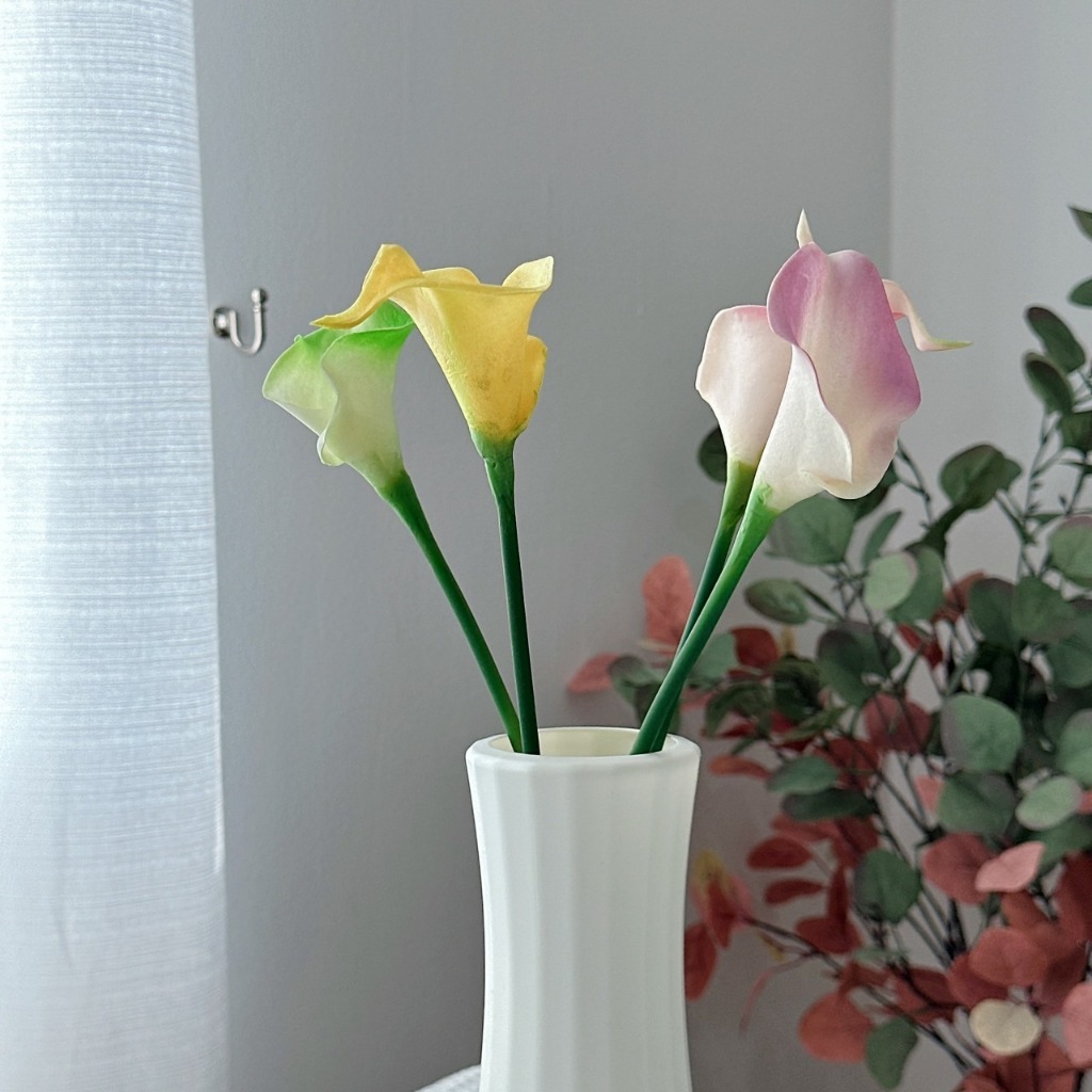 [ร้านไทย] ดอกคาล่าลิลลี่ปลอม 🌼 Calla Lily ดอกคาลล่าลิลลี่ ดอกไม้ปลอม ดอกไม้ประดิษฐ์ พร็อพถ่ายรูป - รูปที่ 2