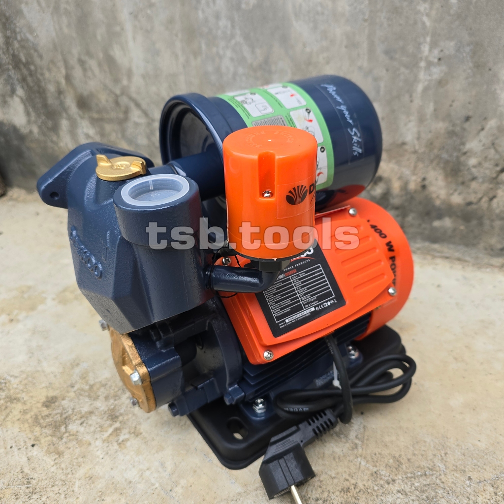 ปั๊มน้ำอัตโนมัติ 400 วัตต์ DAEWOO160, DAEWOO190  ใบพัดทองเหลืองแท้ สินค้าคุณภาพ Clinton รุ่น PS-150​AUTO​ ปั้มน้ำ - รูปที่ 3