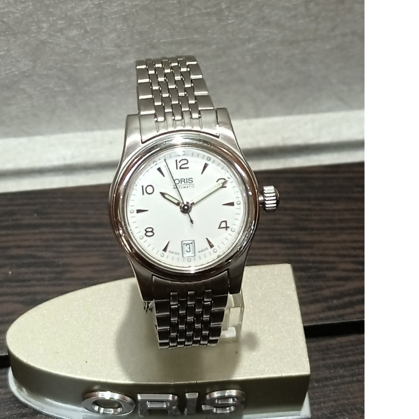 ORIS Automatic (25 JEWELS) ผู้หญิง แสดงช่องวันที่ รับประกัน