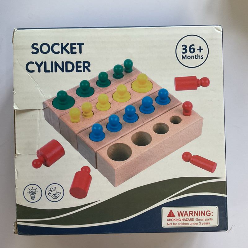 Montessori Toys: Control of Errors (Socket Cylinder)
