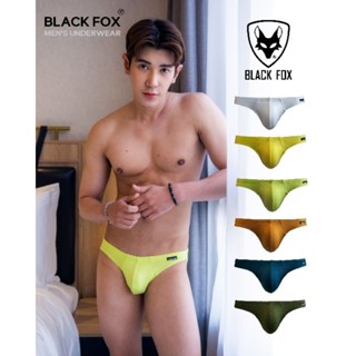 BLACK FOX กางเกงชั้นในชาย ทรงบีกีนี่ ดันทรง ล็อคเป้า สวมใส่ส…