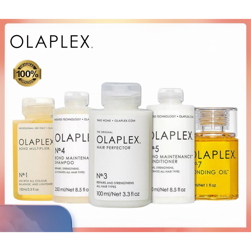 Olaplex  No.1、No.2、No.3 、No.4、No. 5、No. 6 、No.7 ความมัน ควบคุมความมัน/สีย้อมและซ่อมแซม