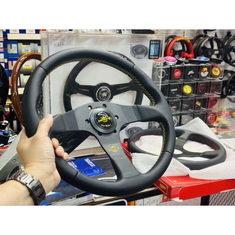 พวงมาลัย personal แท้ มือสอง สภาพ สวยสมบูรณ์มาก Steering wheel พวงแต่ง พวงซิ่ง รถยนต์ ตรงทุกรุ่น เพอ