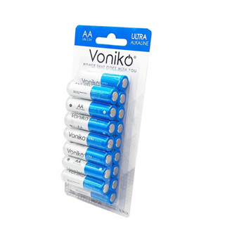 VONIKO ถ่านอัลตร้าอัลคาไลน์ LR6 AA 1.5 โวลต์ (16 ก้อน/แพ็ก)