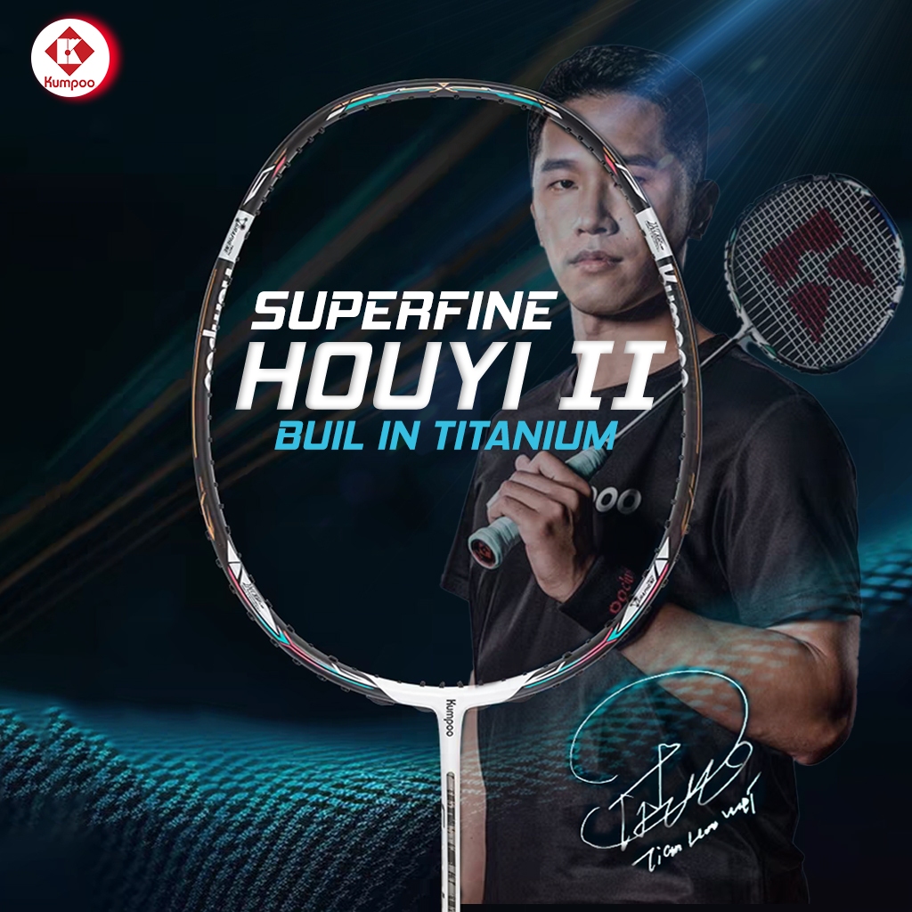 ไม้แบดมินตัน Kumpoo รุ่น HOUYI II 4U (New) 2024