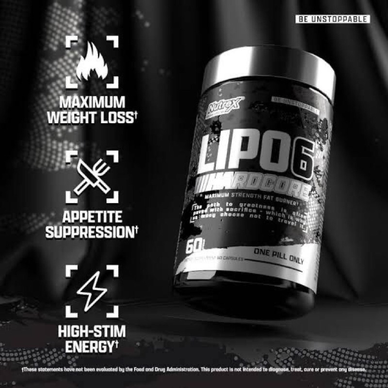 Nutrex LIPO-6 HARDCORE maximum fat burner(60capsules)