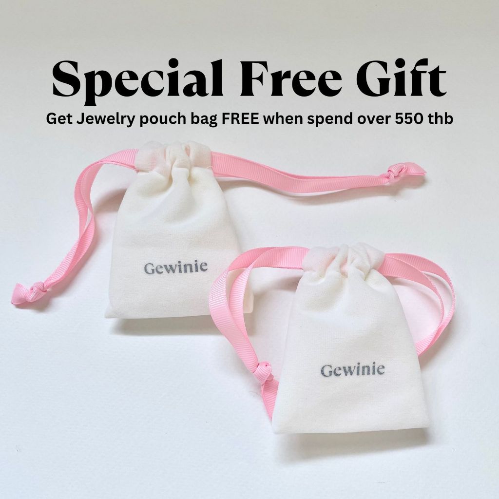 FREE Gewinie.co Jewelry pouch bag รับฟรีถุงใส่จิวเวลรี่