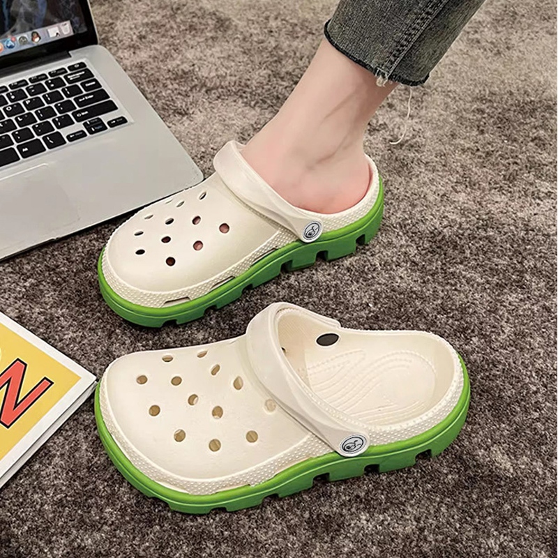 รองเท้าผู้ชาย แบบสวมหัวโต รองเท้าแตะไซส์ใหญ่ ไซส์ใหญ่สุด 51 (รุ่นเรือดำน้ำ) ไม่ลื่น ทนทาน โครตใหญ่ ใส่สบาย พร้อมส่ง🚚 - รูปที่ 4