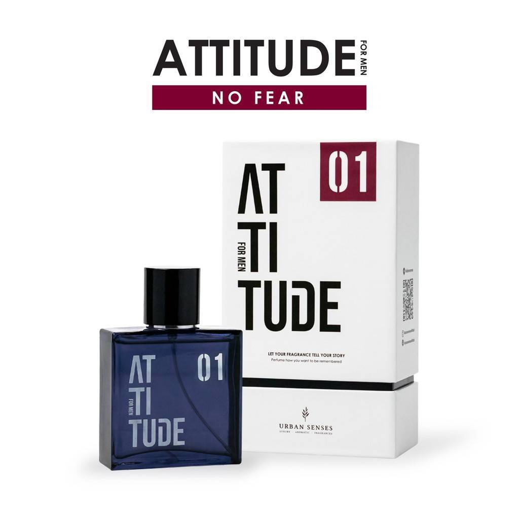 น้ำหอมผู้ชาย URBAN SENSES Attitude for Men Collection - กลิ่น 01 No Fear 50 ml.