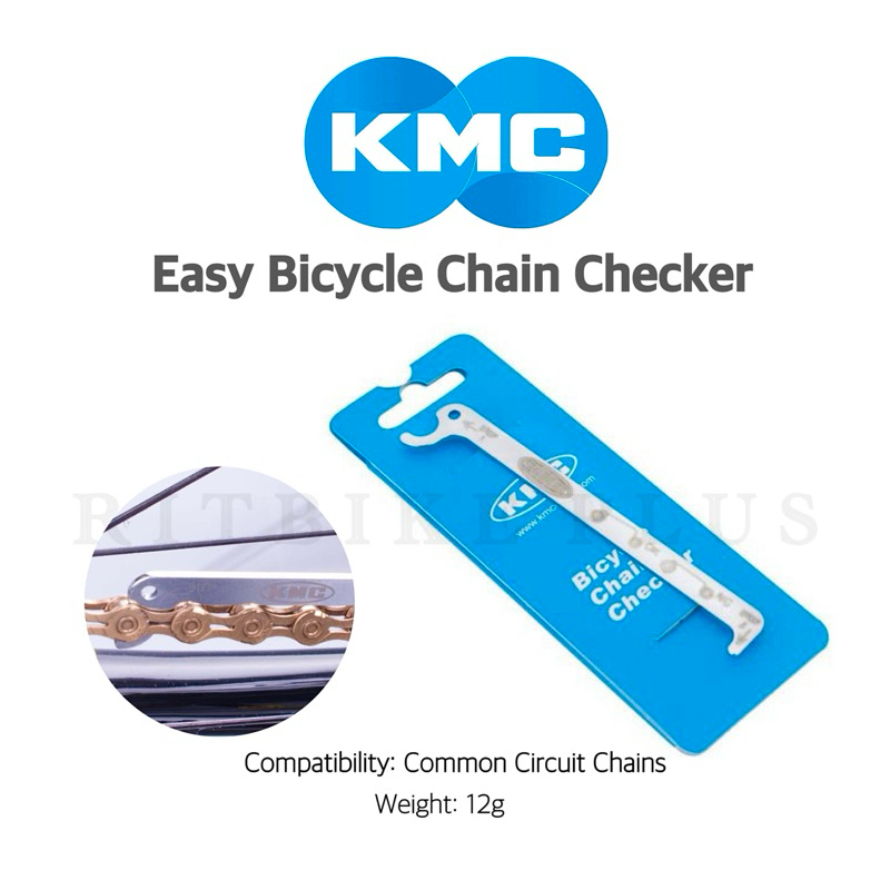 (โค๊ดส่วนลด) เครื่องมือวัดโซ่ KMC Chain Checker ไว้สำหรับดูระยะโซ่ ว่ายึดแล้วหรือยัง Made in Taiwan