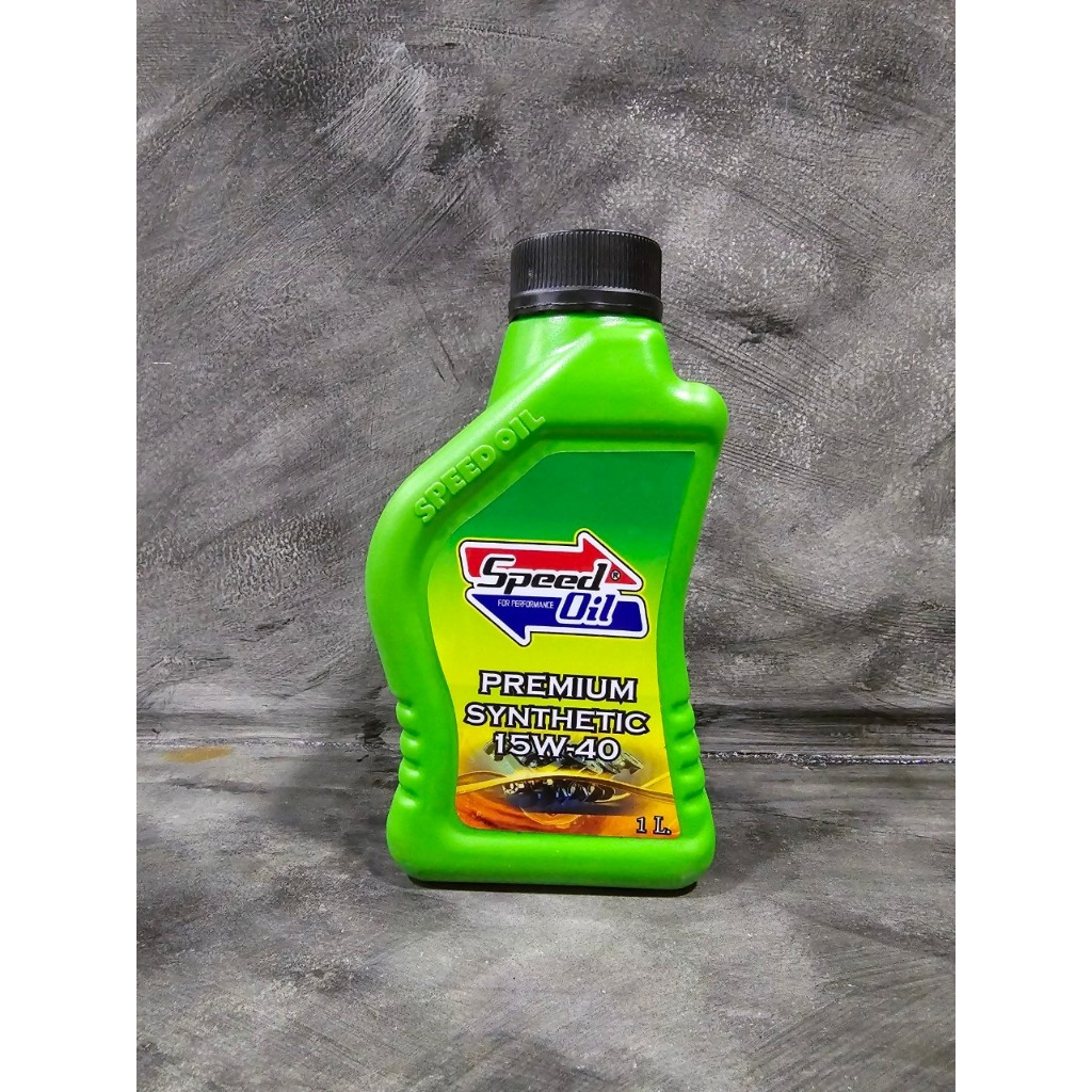 Speed Oil 15W-40 น้ำมันเครื่องสังเคราะห์แท้ 100% สำหรับเครื่องยนต์ดีเซล ขนาด 1 ลิตร