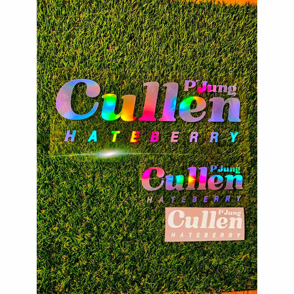 สติ๊กเกอร์ Cullen Hateberry  สีขาว,เทา,ดำ,สะท้อนแสง,ไฮโลแกรม
