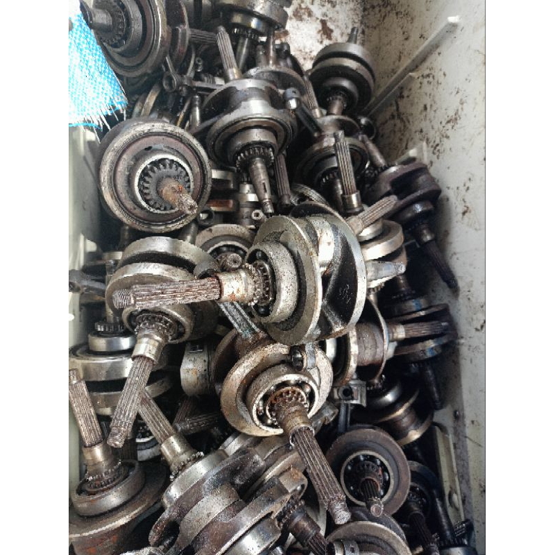 ข้อเหวี่ยง yamaha mio fino แท้มือสองถอดจากรถพร้อมใช้งาน