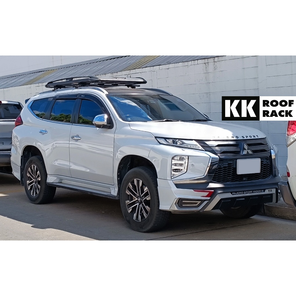 ชุดแร็คหลังคา Carryboy + KK สำหรับ Mitsubishi new Pajero Sport ไม่เจาะรถ ของใหม่