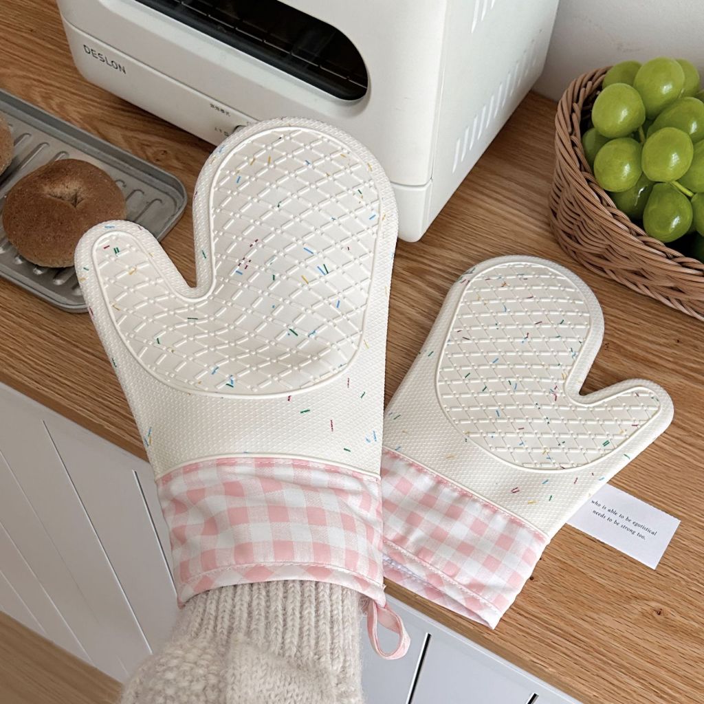 [พร้อมส่ง] Kitchen Gloves ถุงมือซิลิโคน ถุงมือไมโครเวฟ