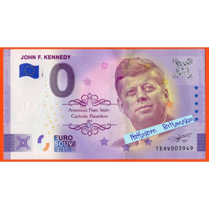 ธนบัตรไอร์แลนด์  0 Euro  ปี 2021