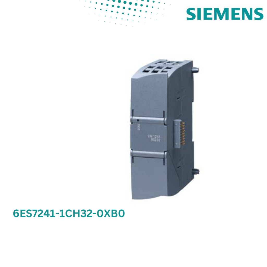Siemens 6ES7241-1CH32-0XB0 SIMATIC S7-1200, Communication module CM 1241, RS422/485, 9-pole D-sub (s