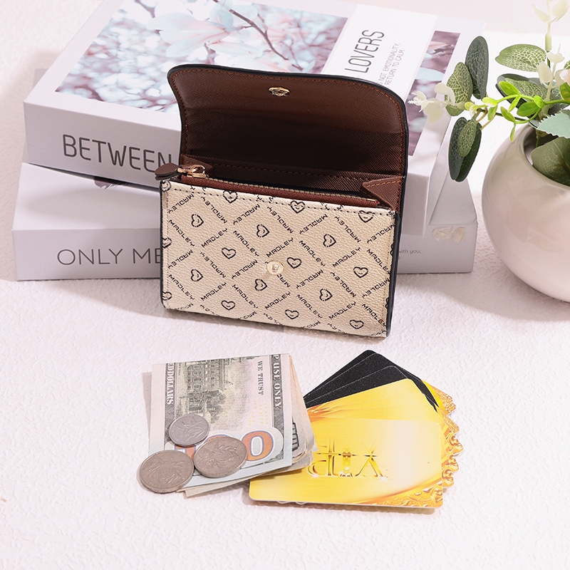 สไตล์ใหม่ แฟชั่น กระเป๋าสตางค์ ความจุขนาดใหญ่ สะดวกในการพกพา กระเป๋าใส่เหรียญ กระเป๋าสตางค์ผู้หญิง - รูปที่ 4