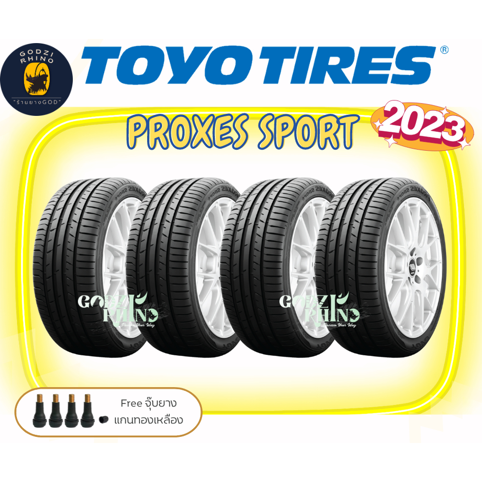 TOYO TIRES รุ่น PROXES SPORT 275/30 R19 245/30 R20 275/35 R20 ยางใหม่ปี 2023 (ราคาต่อ 4 เส้น) แถมฟรี