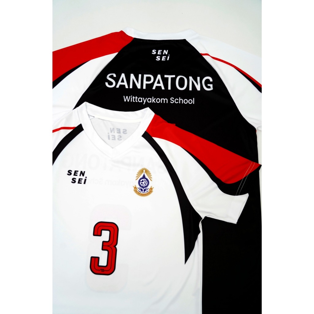 🌈ใส่โค้ดSENSEI20Pลด20%✨เสื้อแขนสั้นSENSEIพิมพ์ลาย(หน้า-หลัง) SANPATONG